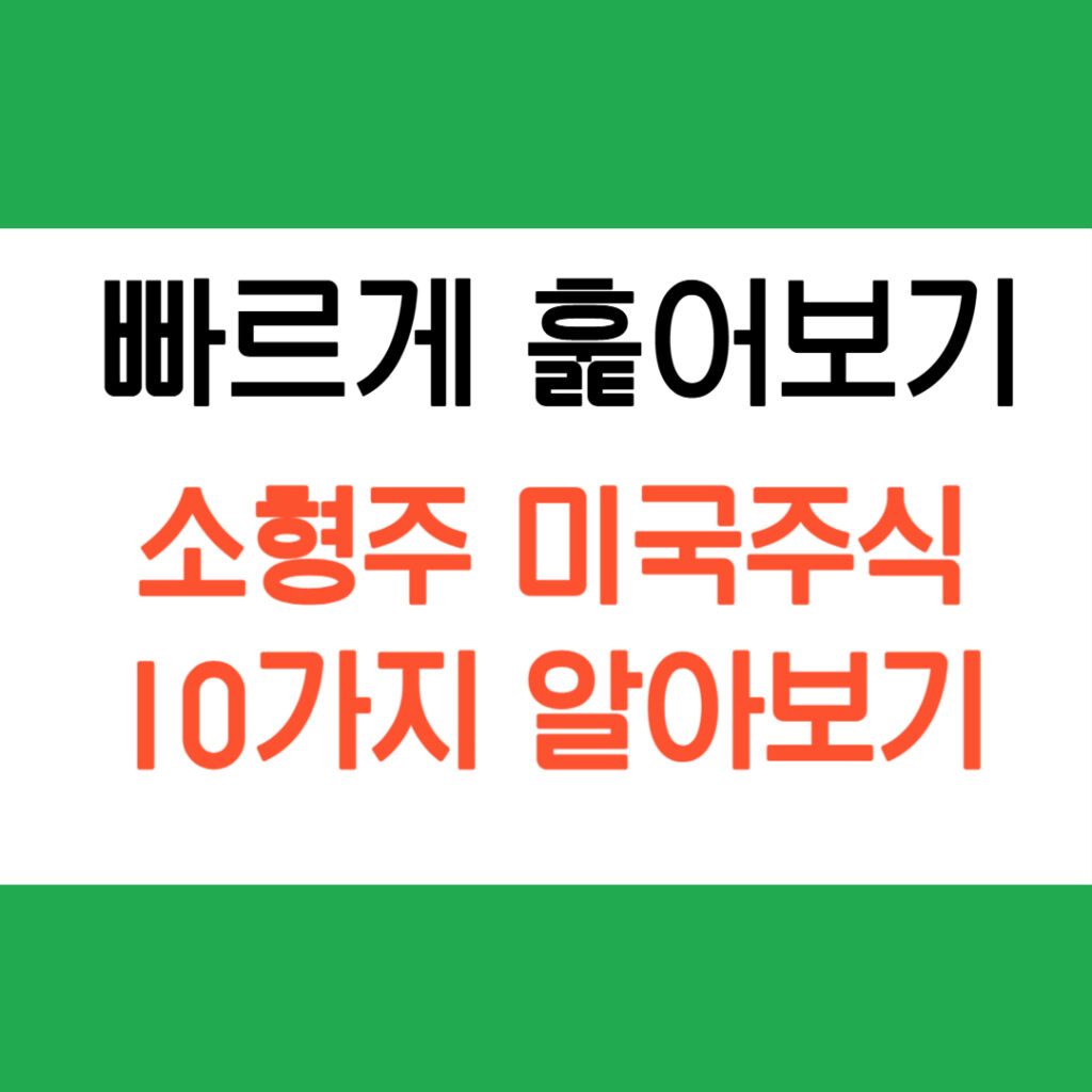 소형주 미국주식